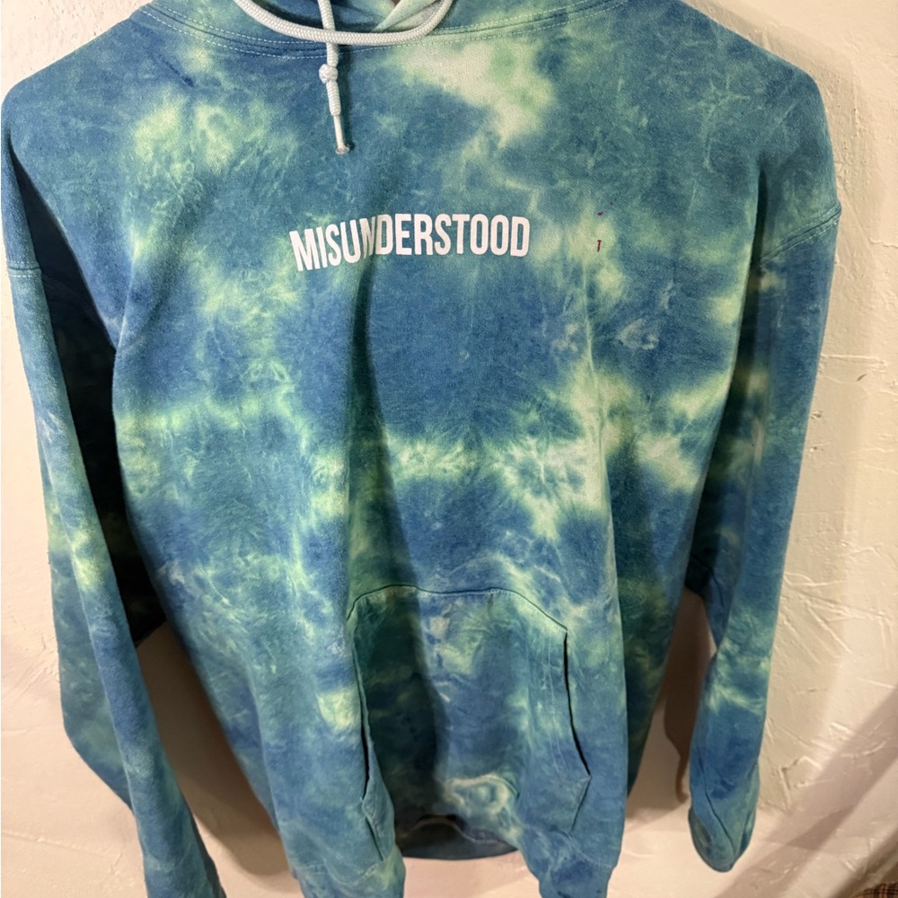 Artist Union Clothing Co. Blue Tie-Dye Hoodie